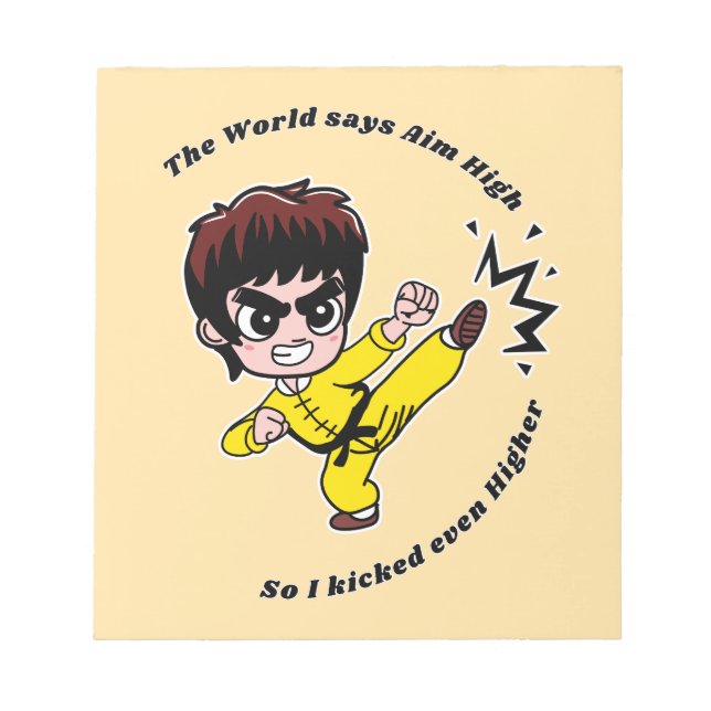 Aim High Notepad (Front)