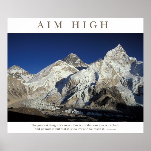 Aim High Poster (Front)