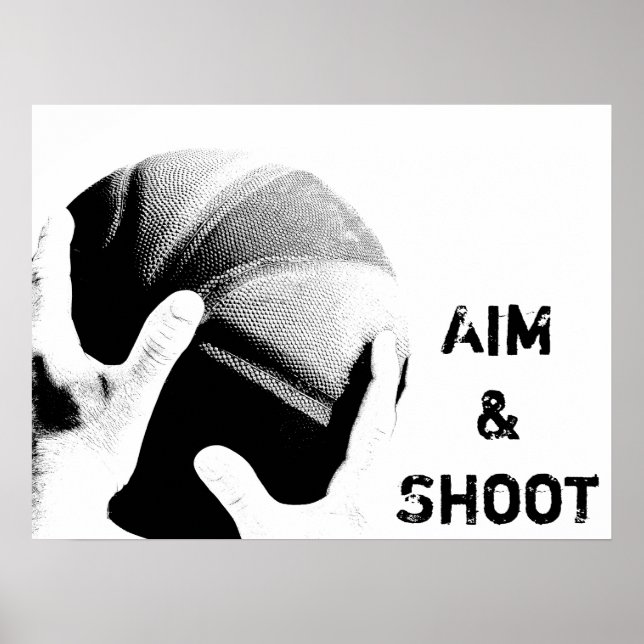 Aim & Shoot Poster (Front)