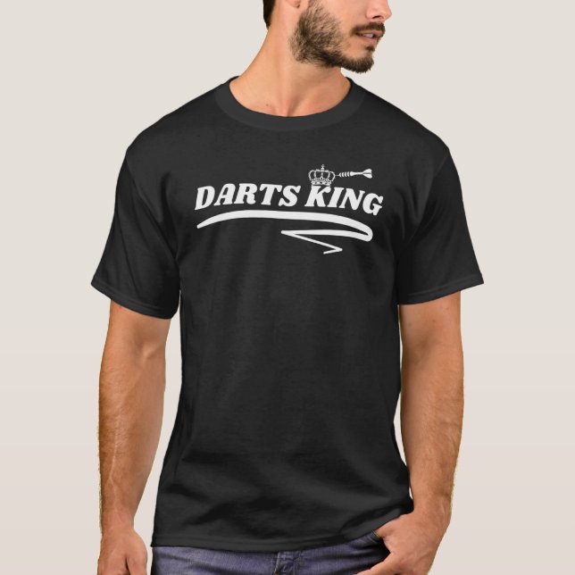 Aim Shoot Swear Repeat Dartboard Darts player T-Shirt (Front)