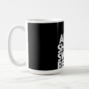 Aim Shoot Swear Repeat Funny Pool Billiards 8 Ball Coffee Mug