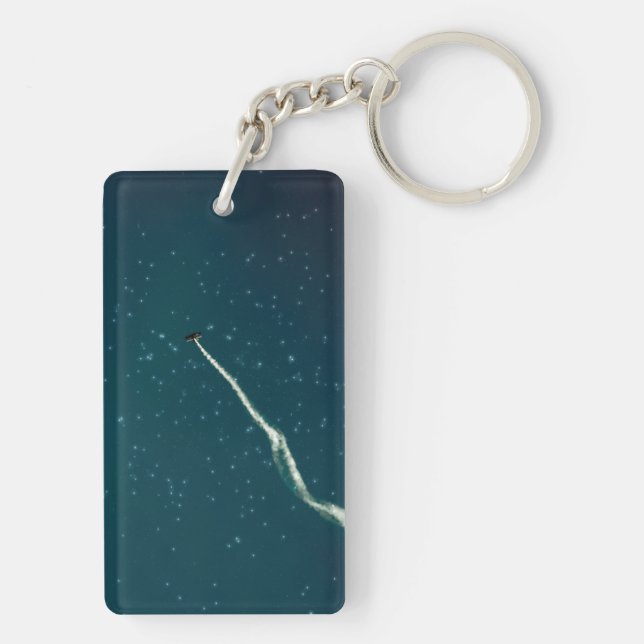 Aim towards stars key ring (Back)