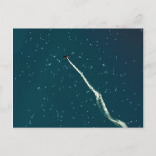 Aim towards stars postcard