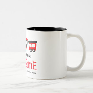 Aim Train - destination: awesome - mug