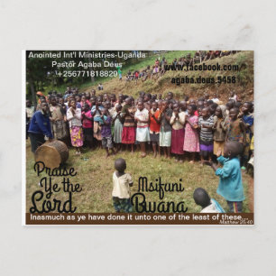 AIM-Uganda Praise Ye the Lord Postcard