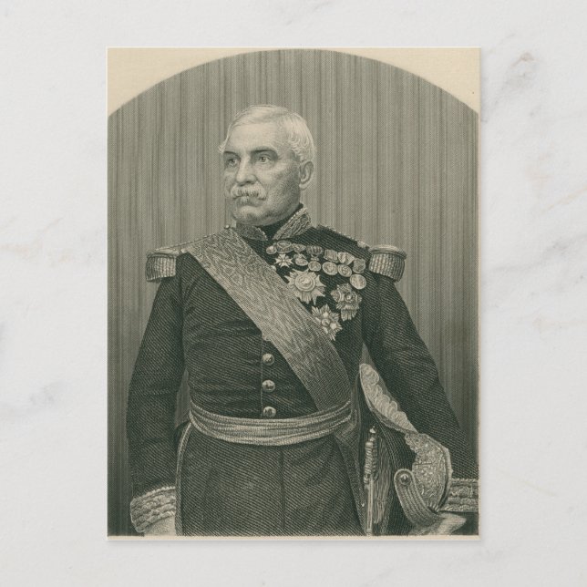 Aimable Jean Jacques Pelissier  Duc de Malakof Postcard (Front)