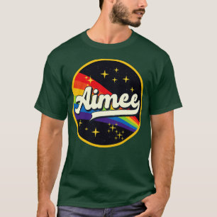 Aimee Rainbow In Space Vintage Style T-Shirt
