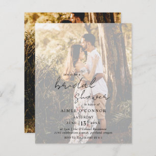 Aimee Rustic Modern Bridal Shower Invitation