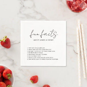 Aimee Rustic Script Modern Wedding Napkin