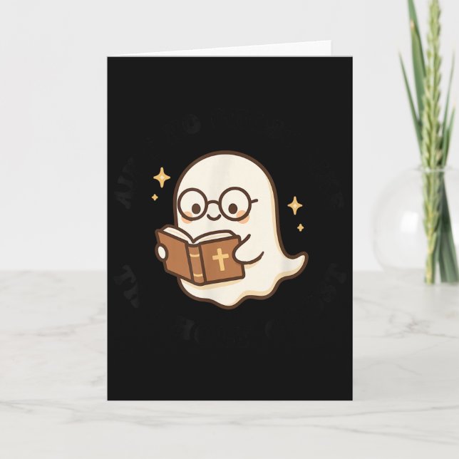 Ain't No Ghost Like The Holy Ghost Jesus Chris Card (Front)