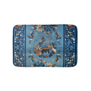 Aincent Chinese Deep Royal Blue  Bath Mat