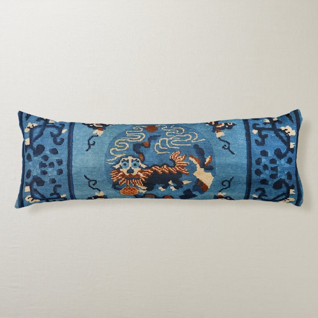 Aincent Chinese Deep Royal Blue  Body Cushion (Front)