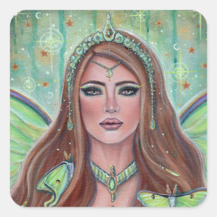 Aine Irish goddess fairy by Renee Lavoie Square Sticker