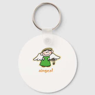 aingeal (little angel in Irish) Key Ring