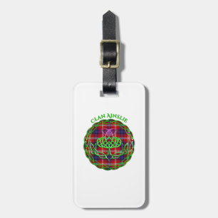 Ainslie Scottish Tartan Celtic Thistle Luggage Tag