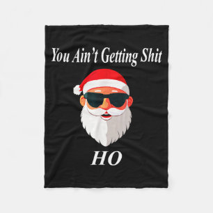 Ain't Christmas Funny Naughty Dirty Raunchy Gift A Fleece Blanket