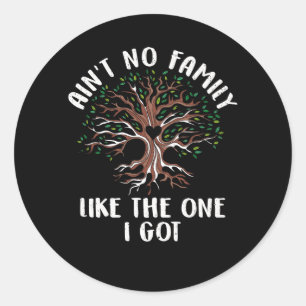 Ain't No Family Like The One I Got Funny Family Re Classic Round Sticker