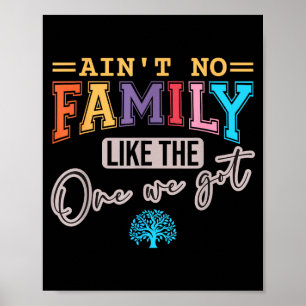 Ain't No Family Like The One I Got Matching Family Poster