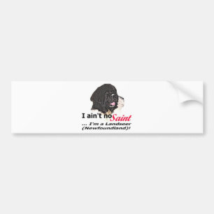 Aint No Saint Bumper Sticker