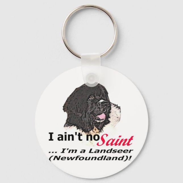 Aint No Saint Key Ring (Front)