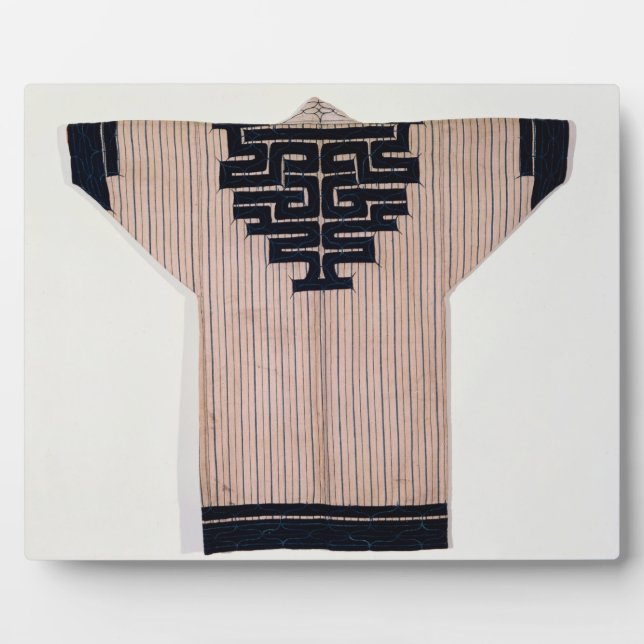 Ainu Coat, 19th century Plaque (Front)