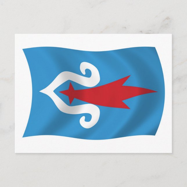 Ainu People Flag Postcard (Front)