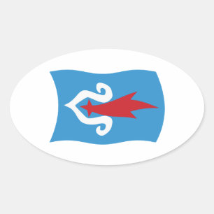Ainu People Flag Sticker