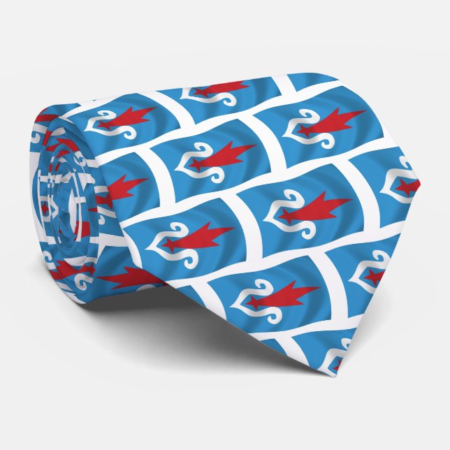Ainu People Flag Tie (Rolled)