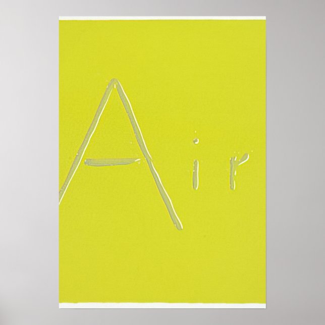 Air - 1969  - Edward Ruscha Poster (Front)