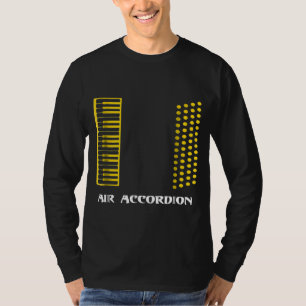 Air Accordion Music Player Band T-Shirt