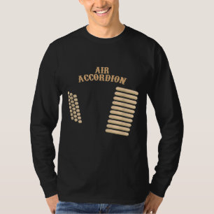 Air Accordion Musical Instrument Band T-Shirt