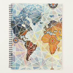 Air Afrique Map of the World Planner