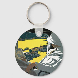 Air Afrique: Visitez L'Afrique en Avion Key Ring