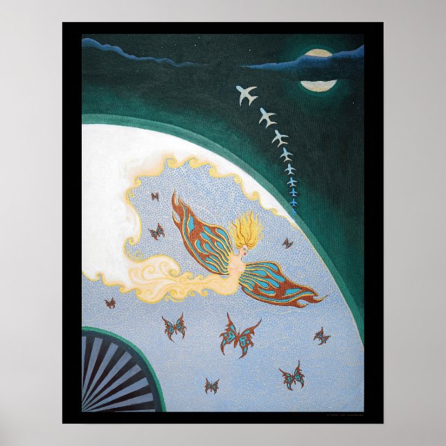 "Air (after Erte)" Poster (Front)