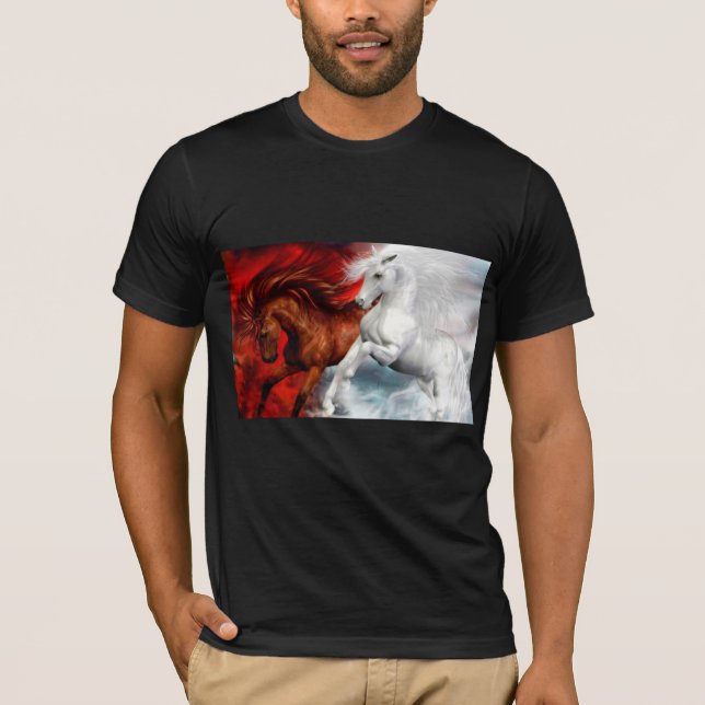 air and fire horses T-shirt (Front)