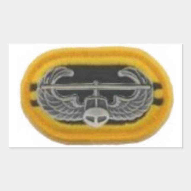 Air Assault Badge on 2nd Bn 327th Oval Stickers (Front)