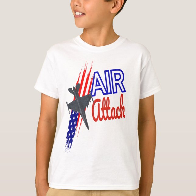 AIR ATTACK AMERICAN FLAG KIDS T-SHIRT  (Front)