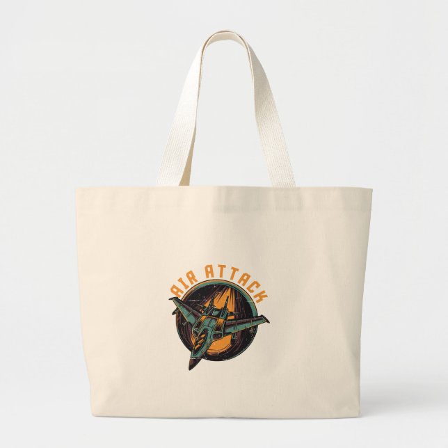 AIR ATTACK  LARGE TOTE BAG (Front)