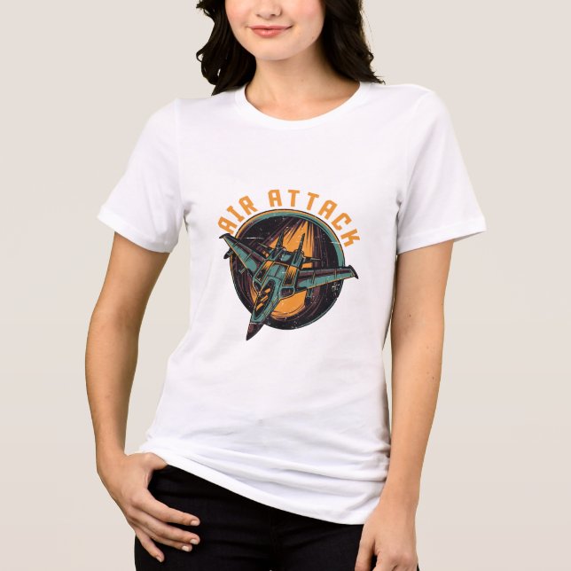 AIR ATTACK  Tri-Blend SHIRT (Front)