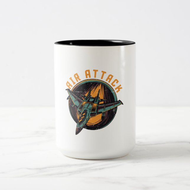AIR ATTACK  Two-Tone COFFEE MUG (Center)