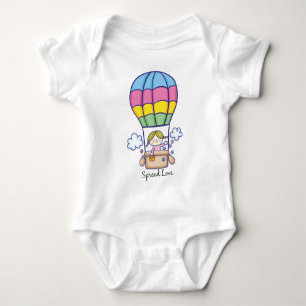 Air balloon baby bodysuit