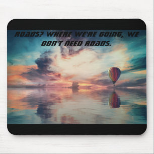 Air balloon - beautiful sky mouse pad