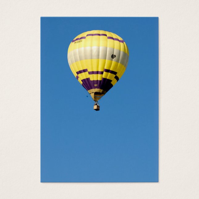 Air-balloon in blue sky (Front)