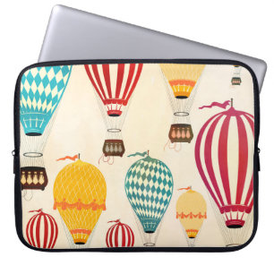 Air balloon: playful pattern design. laptop sleeve