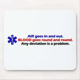 Air/Blood Mouse Pad