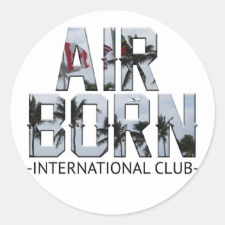 AIR BORN INT STICKER
