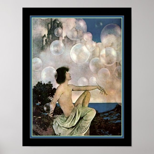 "Air Castles" ca. 1904 Maxfield Parrish Poster (Front)