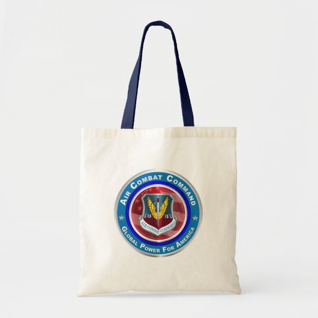 Air Combat Command Customised Design Tote Bag (Front)