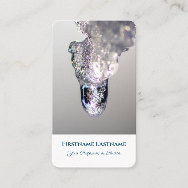 Air Conditioning Expert Cooling Compressor HVAC Business Card (Front)