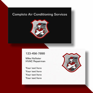 Air Conditioning HVAC Business Card